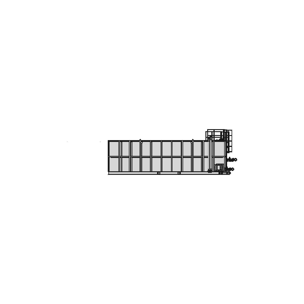 Line Of 6 Connected 75 Cubic Meters Oil Tanks - Standard Mechanical Component_0_0_degree_snapshot