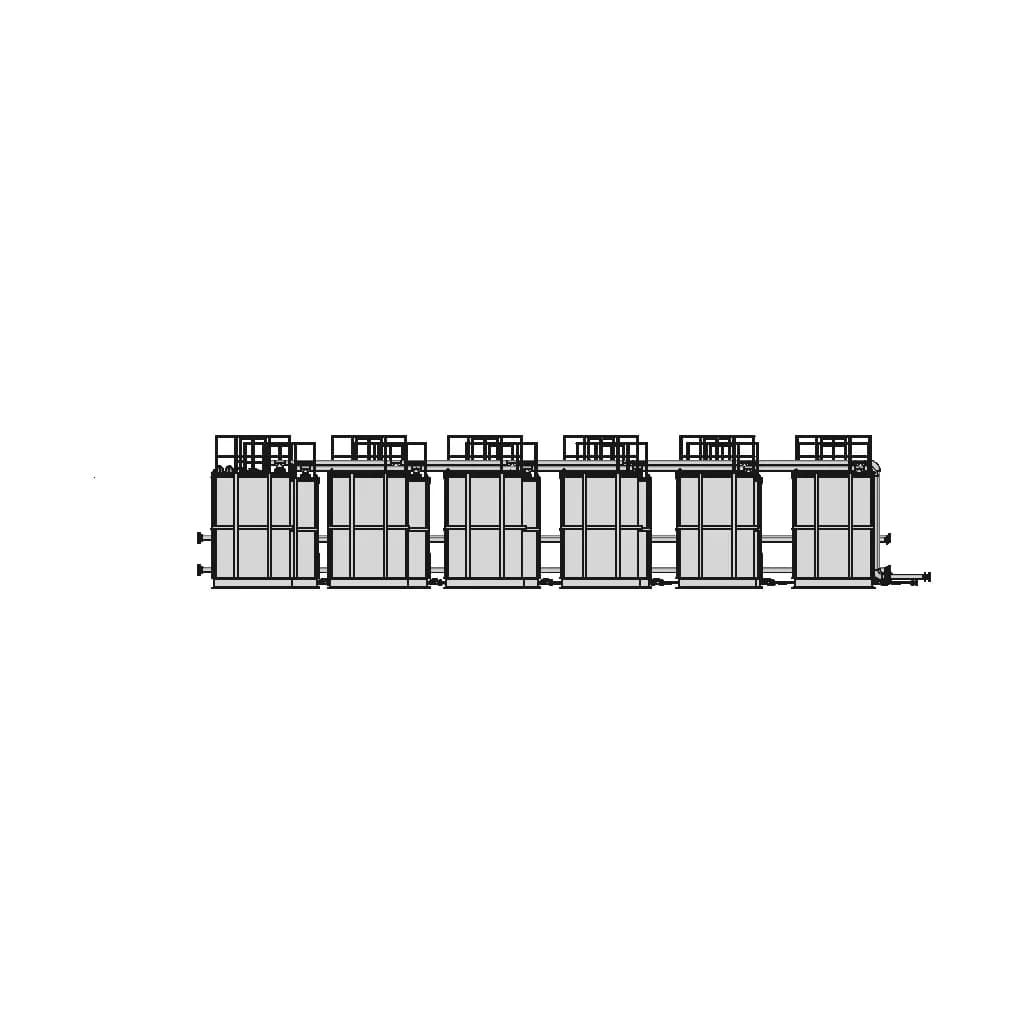 Line Of 6 Connected 75 Cubic Meters Oil Tanks - Standard Mechanical Component_0_270_degree_snapshot