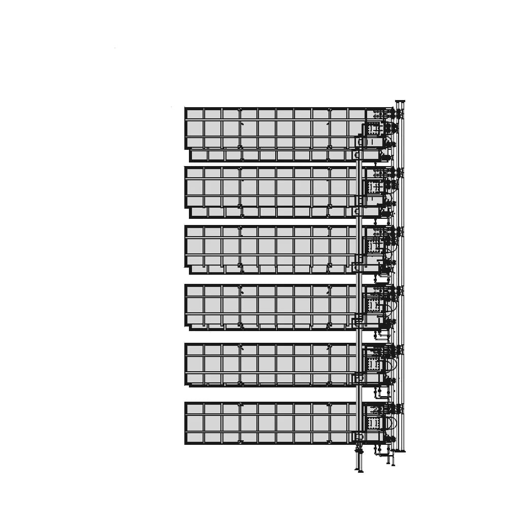 Line Of 6 Connected 75 Cubic Meters Oil Tanks - Standard Mechanical Component_270_0_degree_snapshot