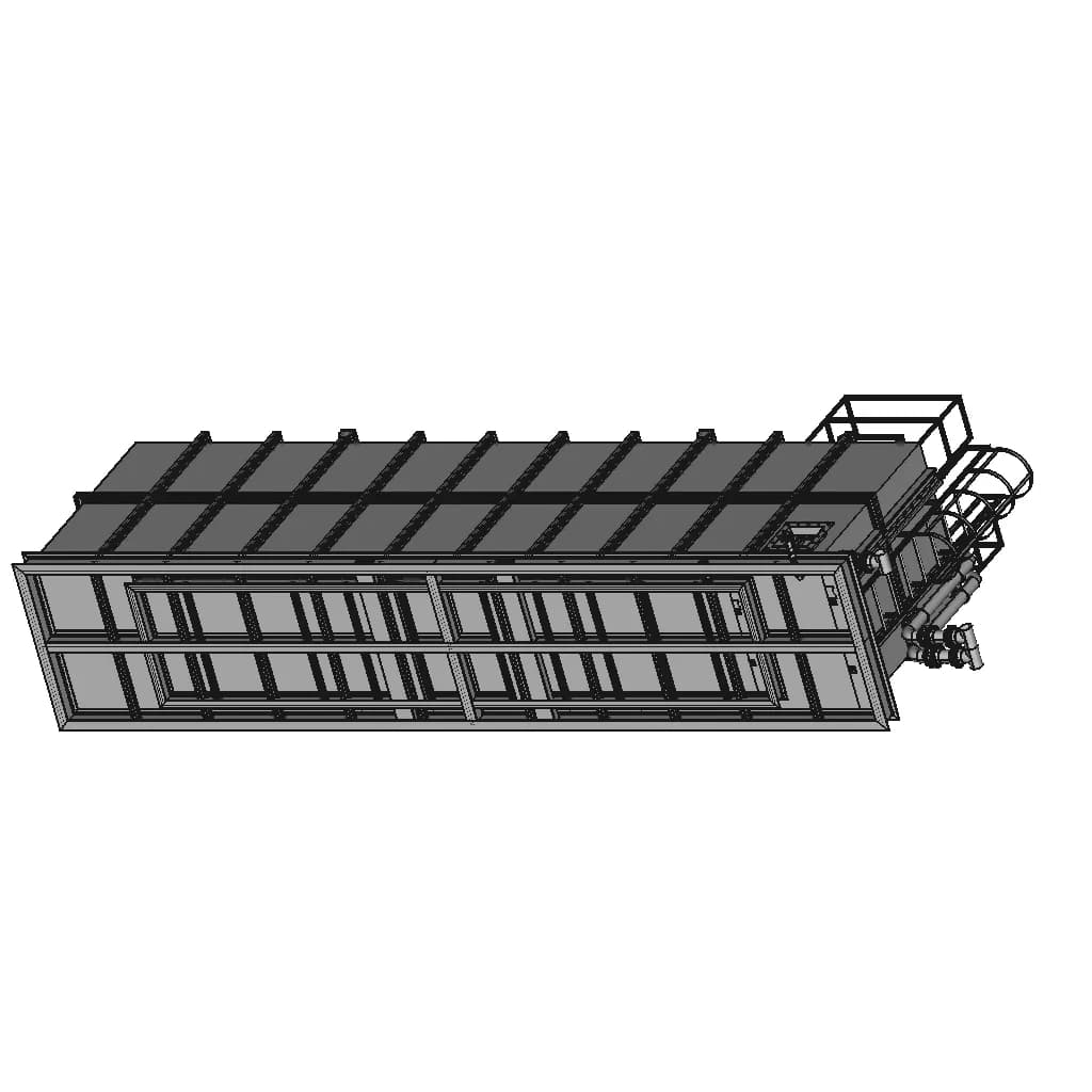 75 Cubic Meters Oil Tank | 3D Engineering Design File_60_30_degree_snapshot
