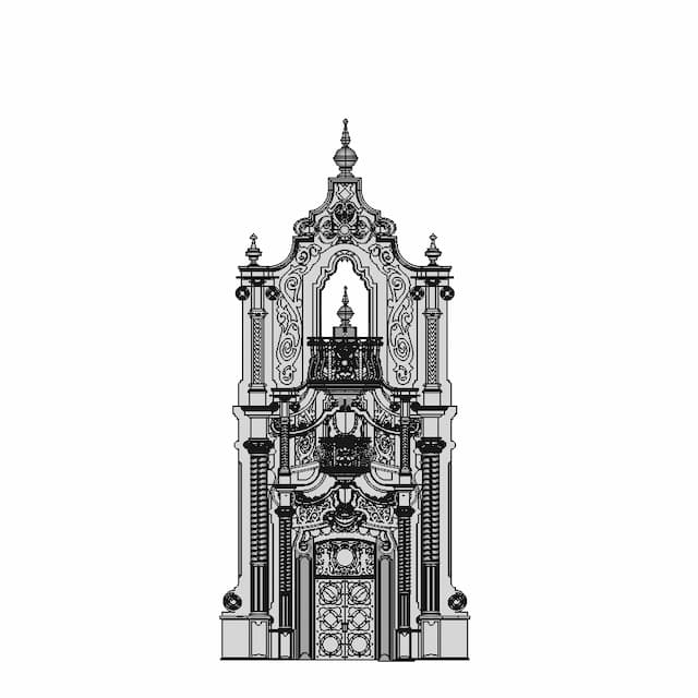 Pediment - Downloadable CAD Representation