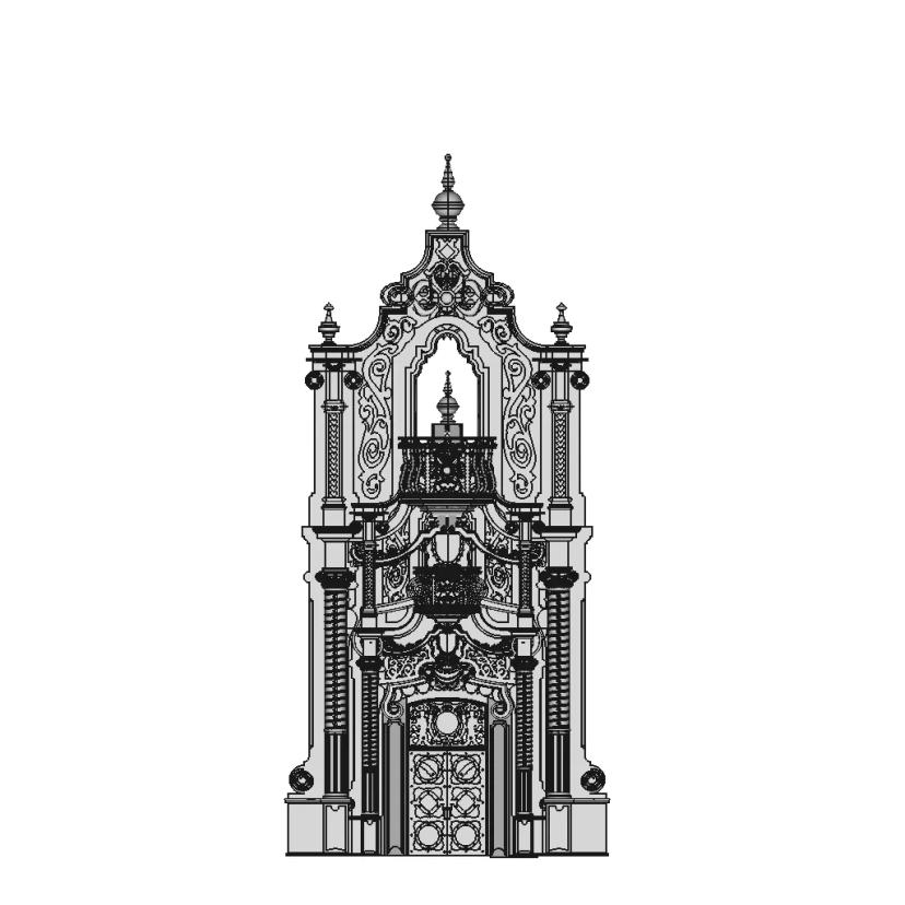 Pediment - Downloadable CAD Representation