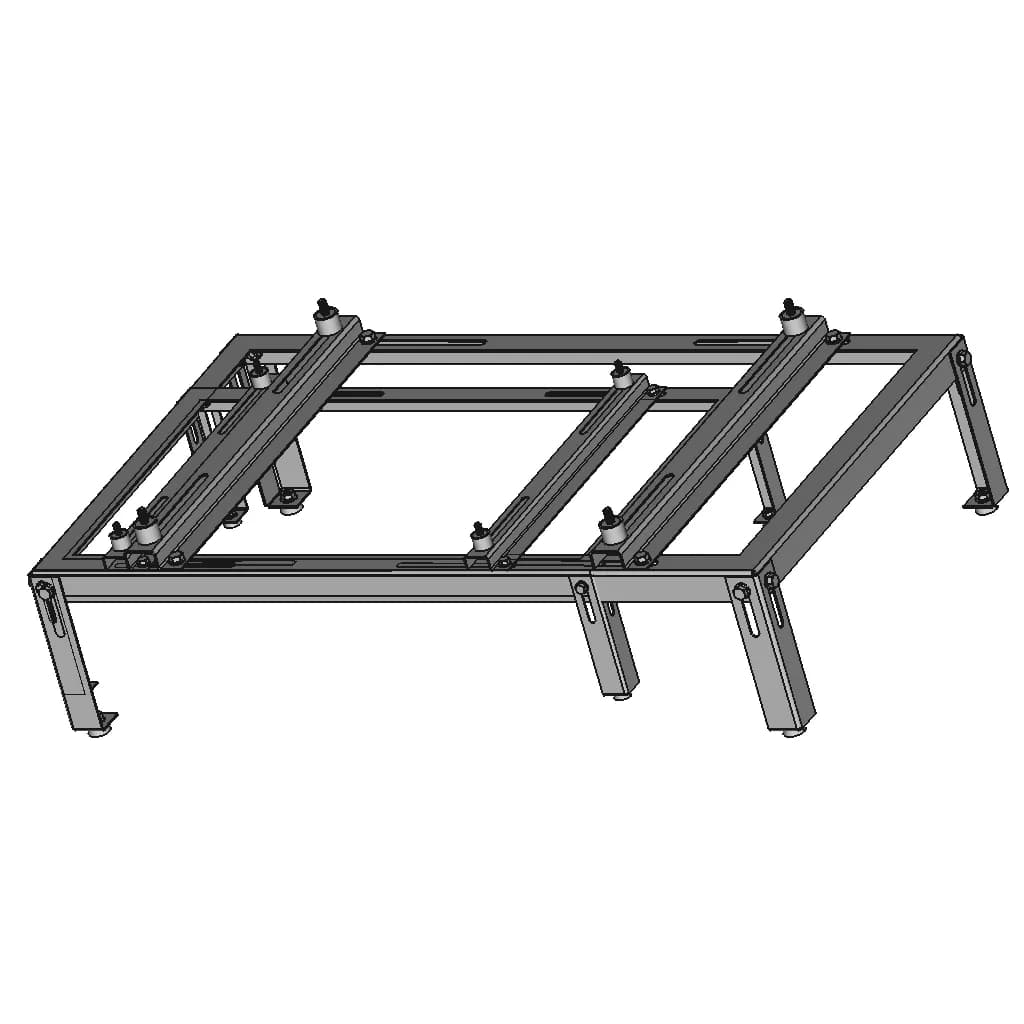 Heatpump / Air Conditioner Floor Bracket - Standard Mechanical Component_60_30_degree_snapshot