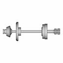 Sample Shaft With Mounting Plates, Angle Clutch And Gear | High-Quality CAD Model_90_0_degree_snapshot