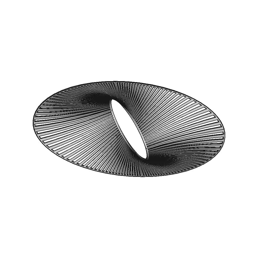 Learn Complex Surface With Simple Logic | High-Quality CAD Model_60_30_degree_snapshot