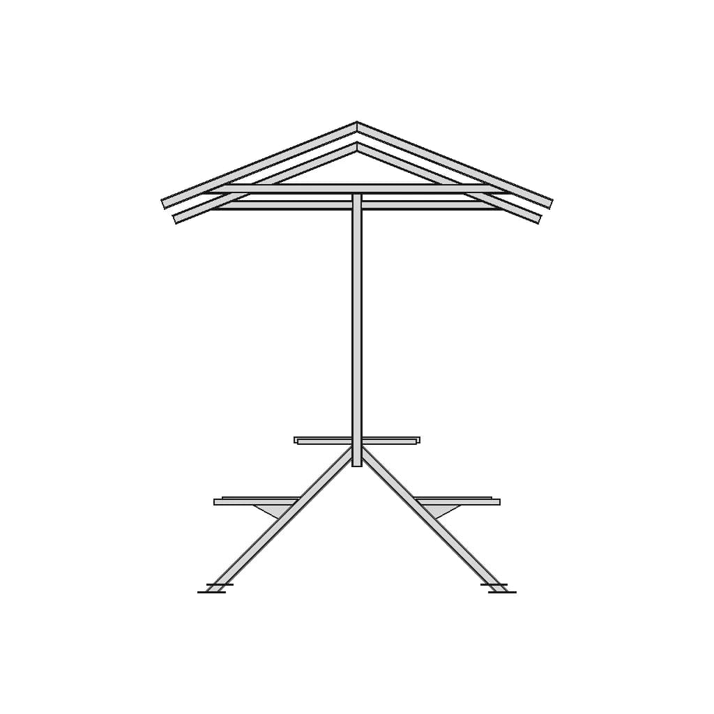 Picnic Table - Standard Mechanical Component_0_0_degree_snapshot