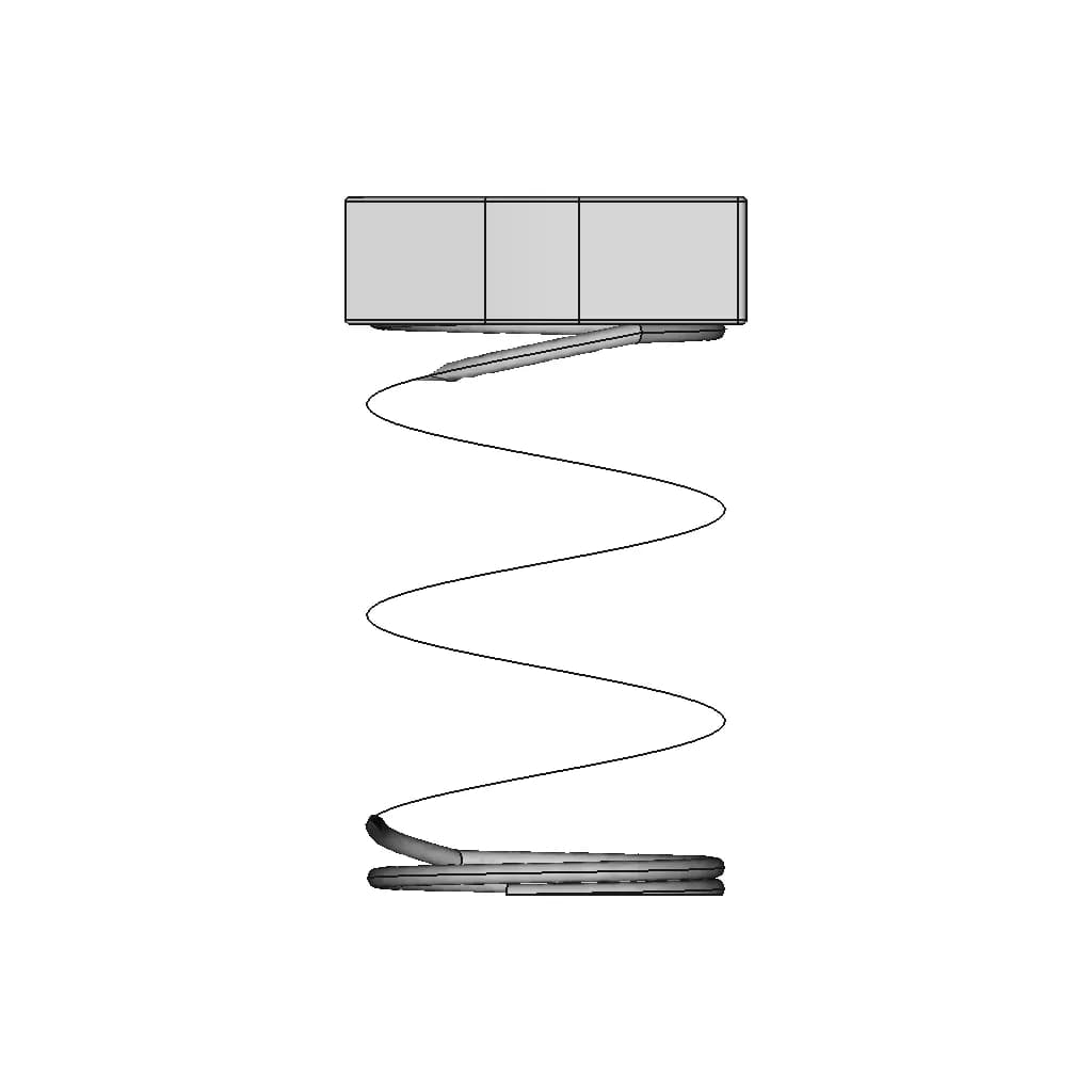 Spring Nut 10Mm - Downloadable CAD Representation_0_270_degree_snapshot