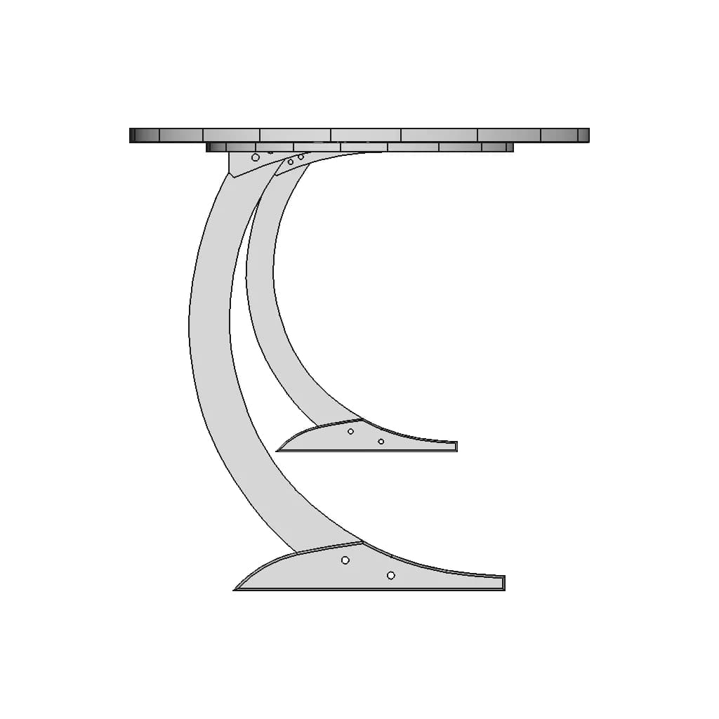 Table (Bàn Uống Trà) | High-Quality CAD Model_270_0_degree_snapshot