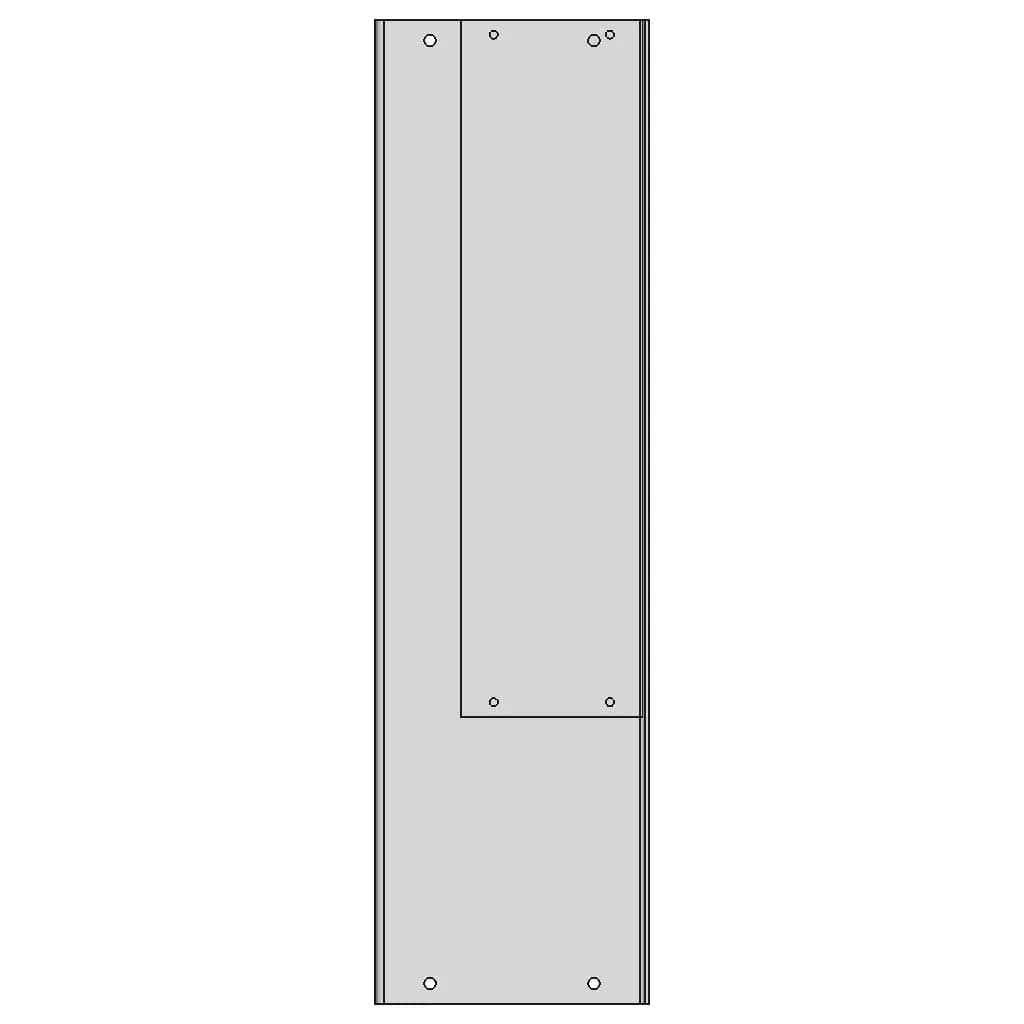 Stainless Steel Mobile Platform / Stair - Downloadable CAD Representation_90_0_degree_snapshot
