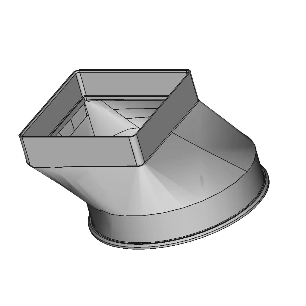 Connector 120Х90 - Standard Mechanical Component_60_30_degree_snapshot