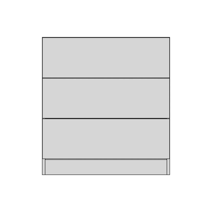 Base Cabinet W32 H34.5 D24 | 3D Engineering Design File