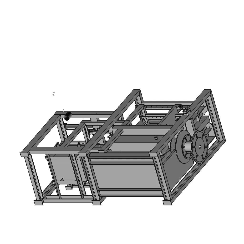 Press Cf Module With Automatic Strapping Machine | High-Quality CAD Model_60_30_degree_snapshot