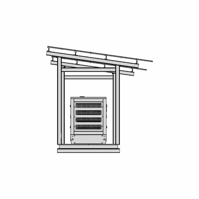 Abrigo Para Gerador Com Capacidade De 4 T | 3D Engineering Design File