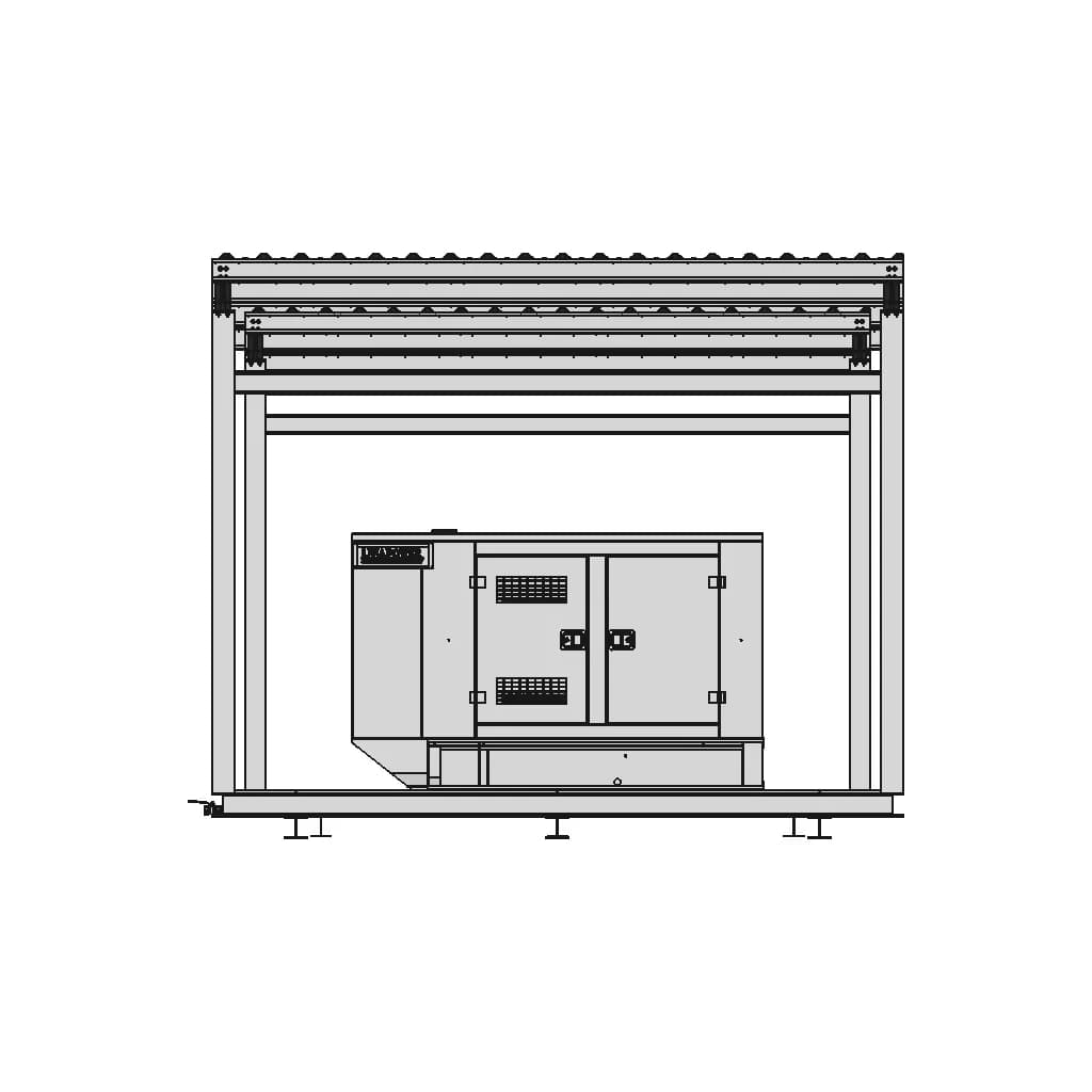 Abrigo Para Gerador Com Capacidade De 4 T | 3D Engineering Design File_0_270_degree_snapshot