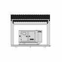 Abrigo Para Gerador Com Capacidade De 4 T | 3D Engineering Design File_0_90_degree_snapshot