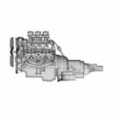 V8 Flathead Engine - Mercury 51 | 3D Engineering Design File_0_270_degree_snapshot
