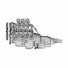 V8 Flathead Engine - Mercury 51 | 3D Engineering Design File_0_270_degree_snapshot