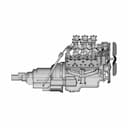 V8 Flathead Engine - Mercury 51 | 3D Engineering Design File_0_90_degree_snapshot