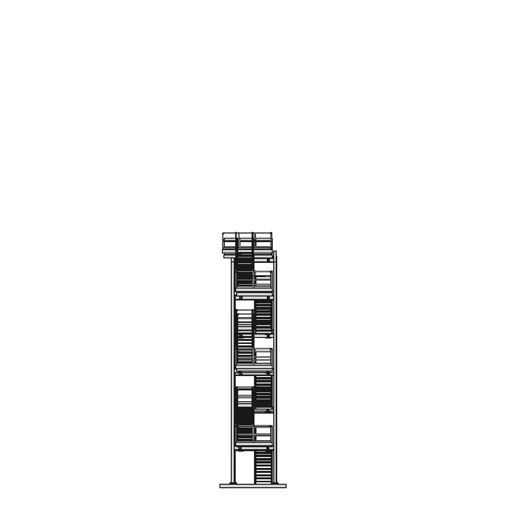 Fire Escape Stairs | 3D Engineering Design File_0_270_degree_snapshot