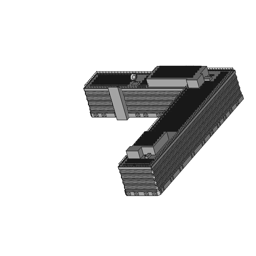 John Dalton Building/Library Mmu | 3D Engineering Design File_60_30_degree_snapshot
