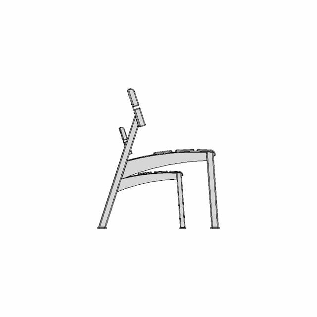 Bench Number 16 | High-Quality CAD Model
