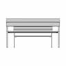 Bench Number 16 | High-Quality CAD Model_0_90_degree_snapshot