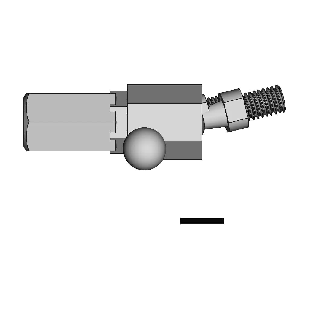Przegub Ciagnacy M5/M5 | 3D Engineering Design File_90_0_degree_snapshot