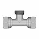 Noyon & Thiebault 1/2" Tee Fitting - 3 Configurations - Downloadable CAD Representation_0_0_degree_snapshot
