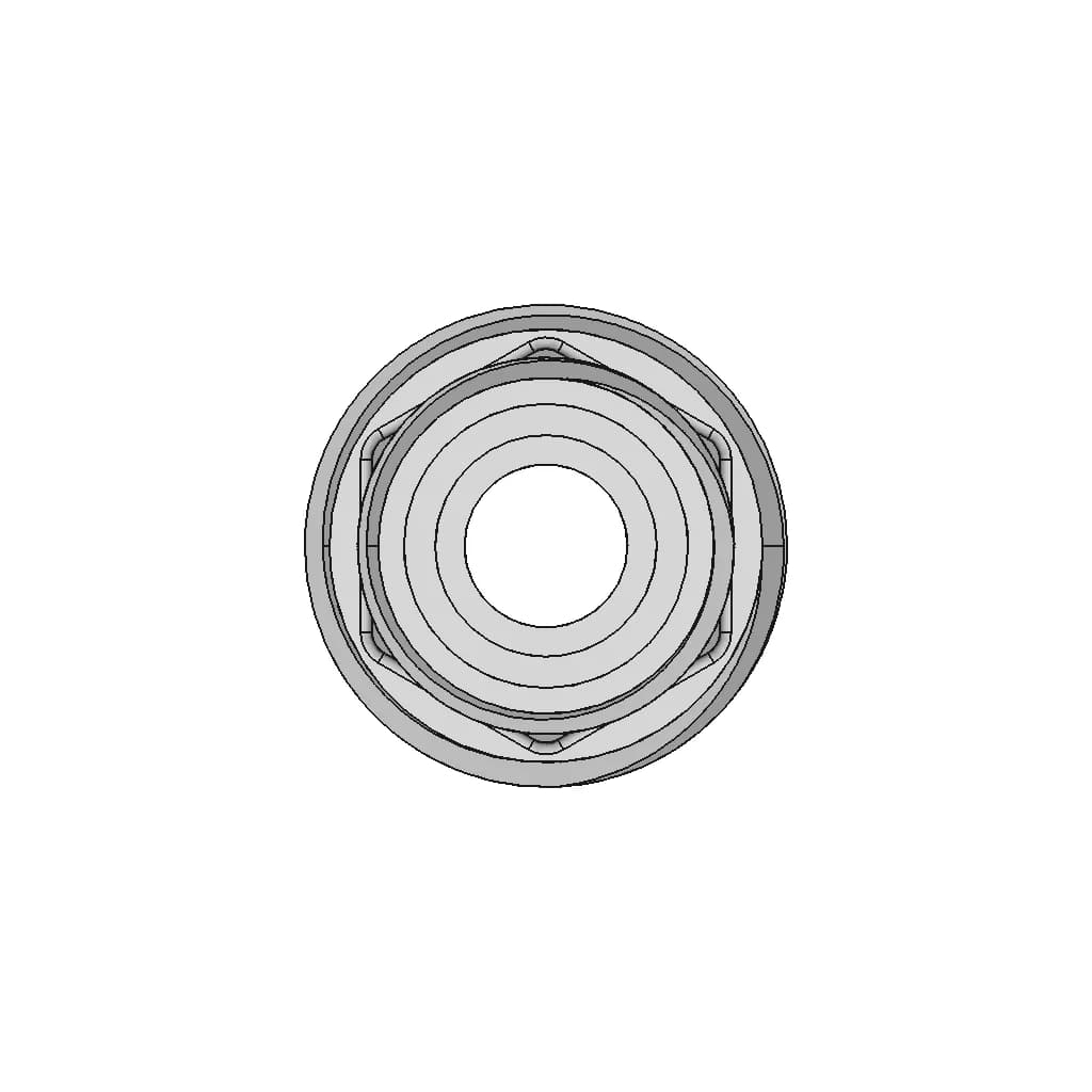 Per Ø12 Mm Compression Fitting - 1/2" Male | High-Quality CAD Model_0_90_degree_snapshot