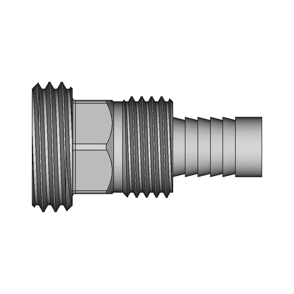 Per Ø12 Mm Compression Fitting - 1/2" Male | High-Quality CAD Model_90_0_degree_snapshot