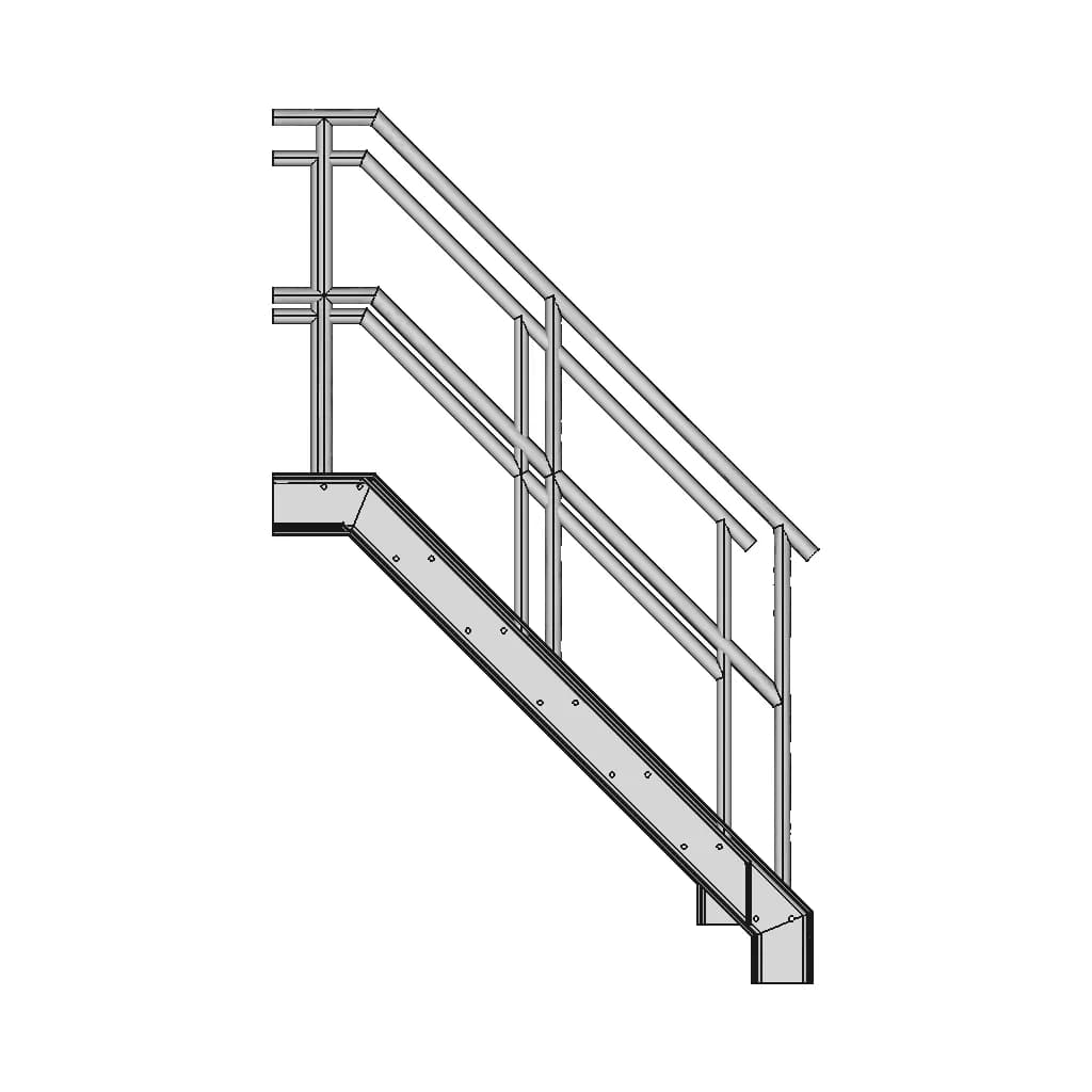 Steel Stair - Standard Mechanical Component_0_0_degree_snapshot