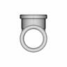 Tecuro 1/2" Female Brass Tee Fitting - Downloadable CAD Representation_0_90_degree_snapshot