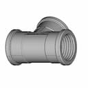 Tecuro 1/2" Female Brass Tee Fitting - Downloadable CAD Representation_60_30_degree_snapshot