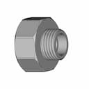 Brass 1" Female To 1/2" Male Fitting - Downloadable CAD Representation_60_30_degree_snapshot