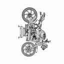 Lego Technik - Yamaha Mt10 Sp (42159) - Downloadable CAD Representation_0_270_degree_snapshot