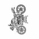Lego Technik - Yamaha Mt10 Sp (42159) - Downloadable CAD Representation_0_90_degree_snapshot