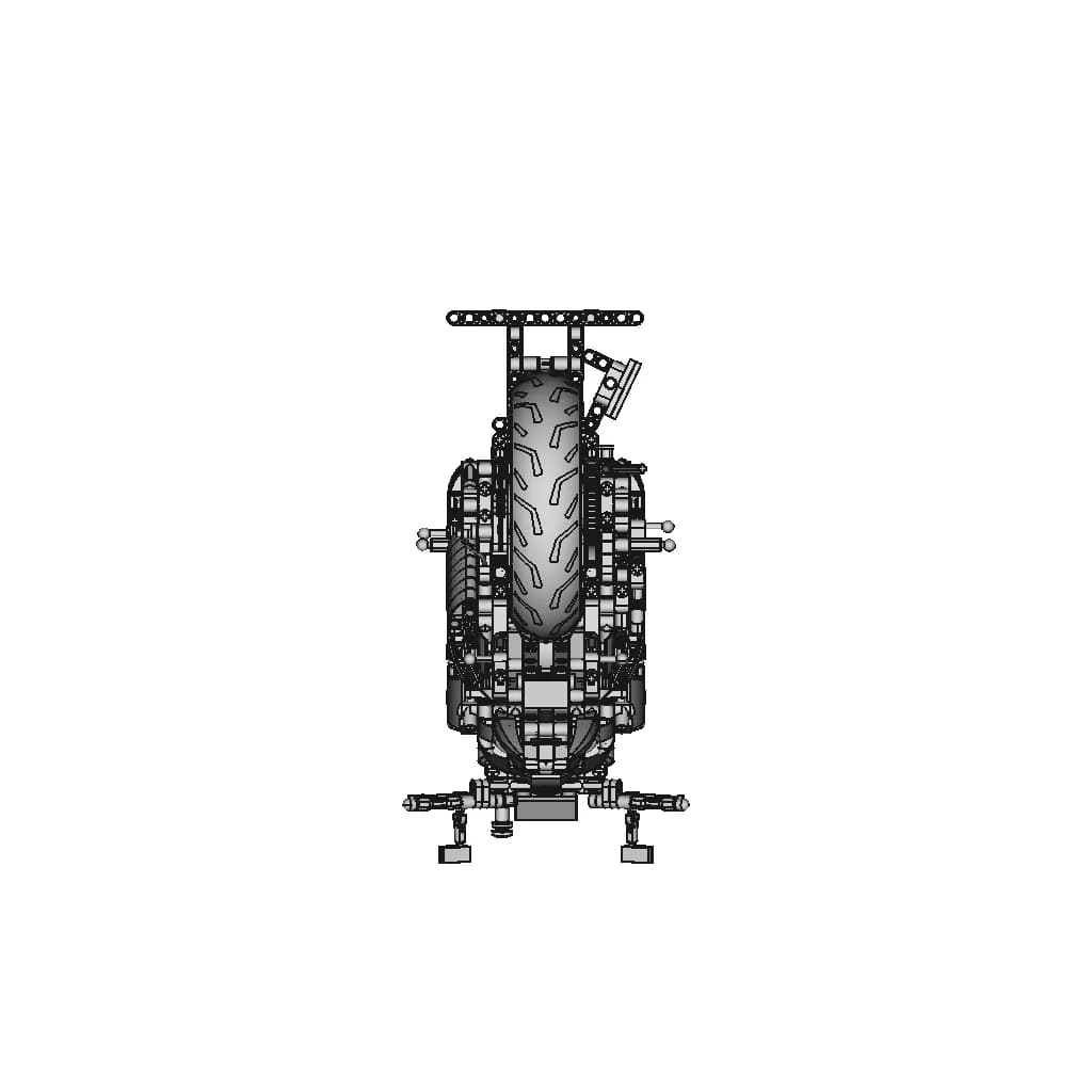 Lego Technik - Yamaha Mt10 Sp (42159) - Downloadable CAD Representation_270_0_degree_snapshot