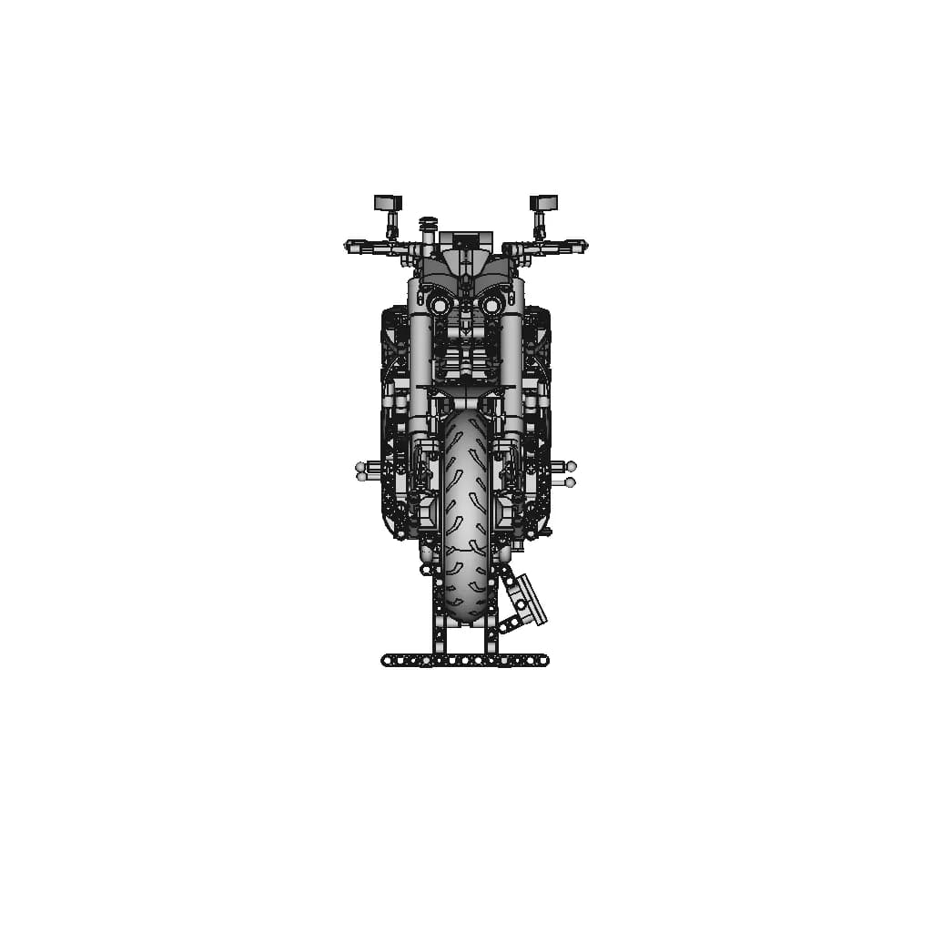 Lego Technik - Yamaha Mt10 Sp (42159) - Downloadable CAD Representation_90_0_degree_snapshot