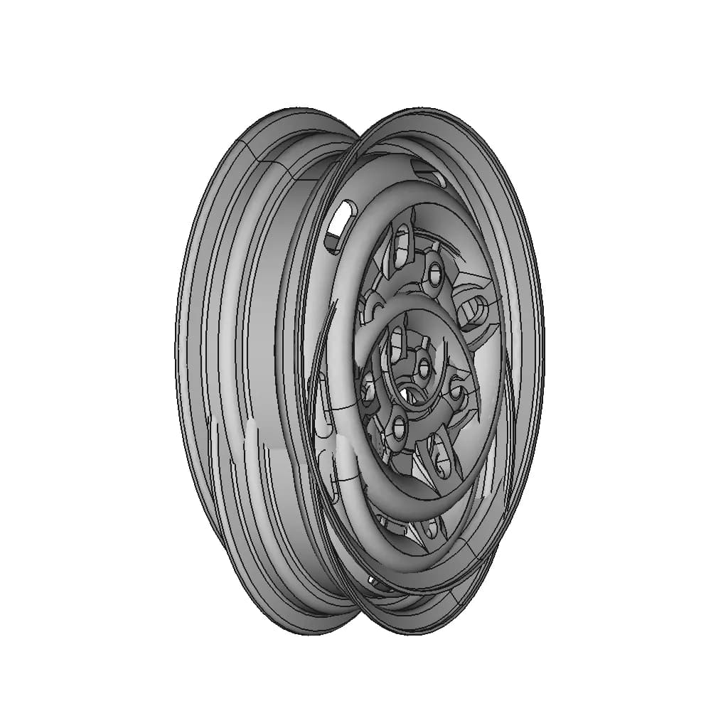 Rim Tire - Standard Mechanical Component_60_30_degree_snapshot