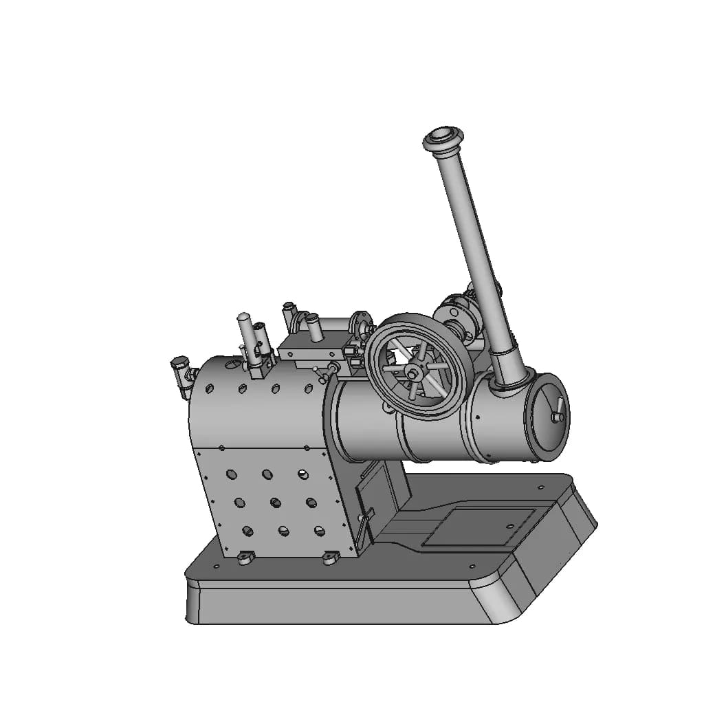 Boiler Engine - Downloadable CAD Representation_60_30_degree_snapshot