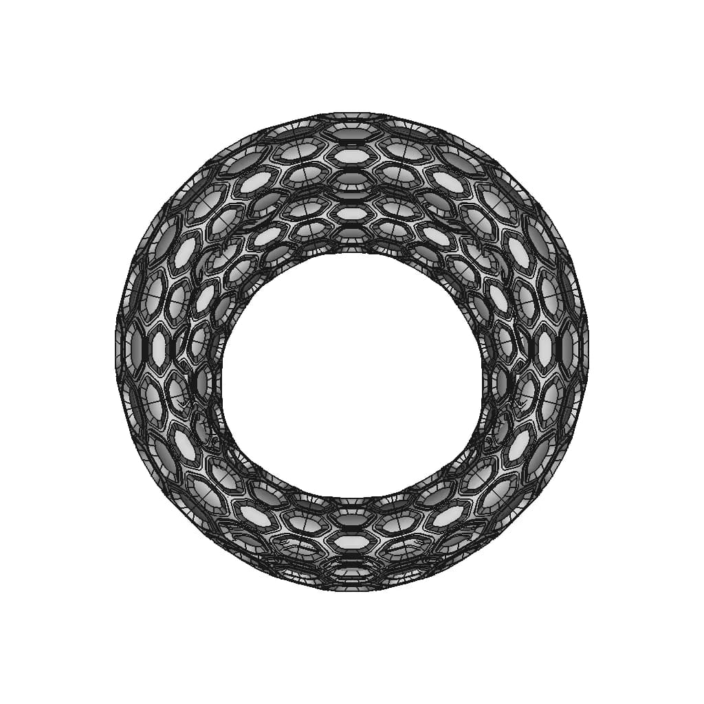 Toroidal Structure | High-Quality CAD Model_270_0_degree_snapshot