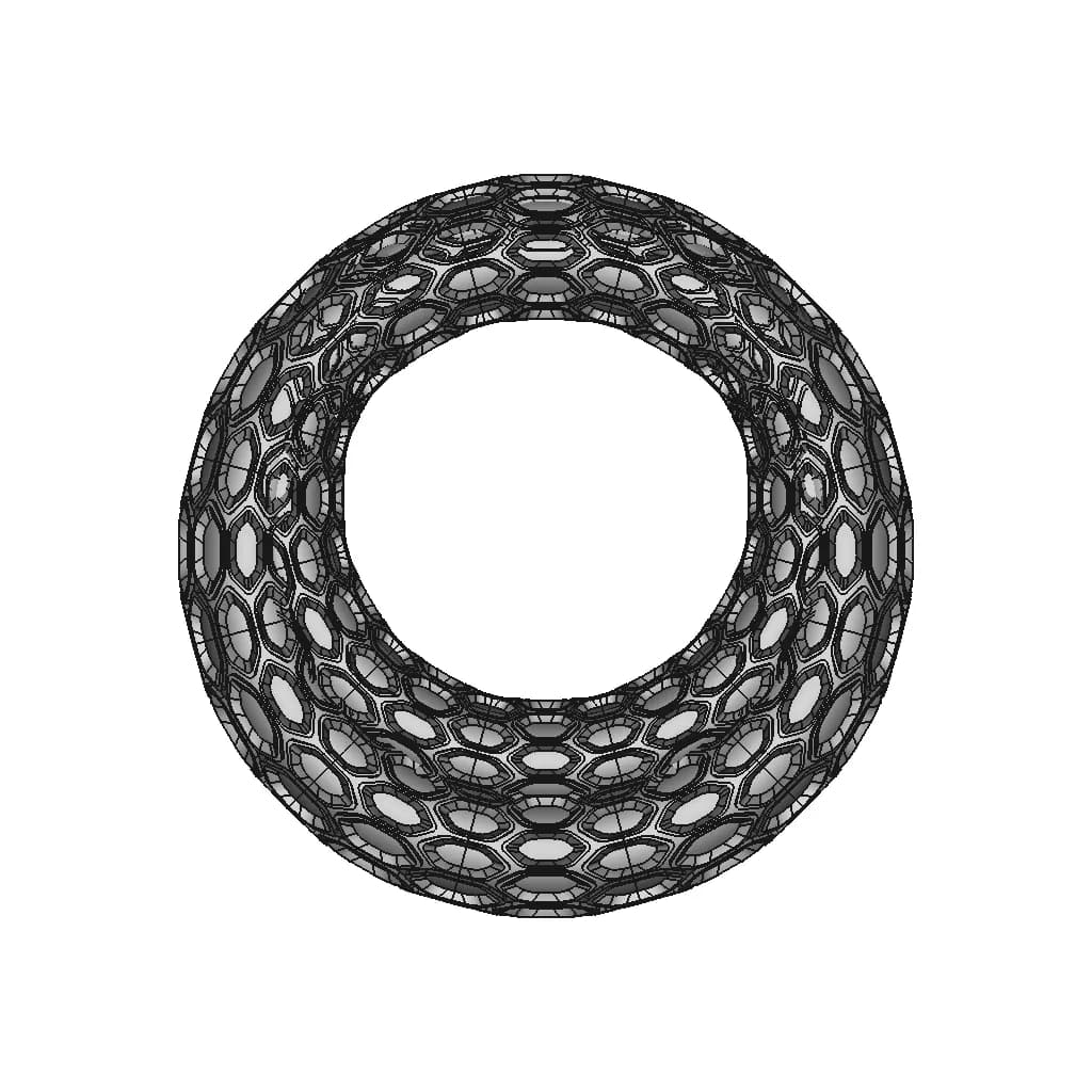Toroidal Structure | High-Quality CAD Model_90_0_degree_snapshot