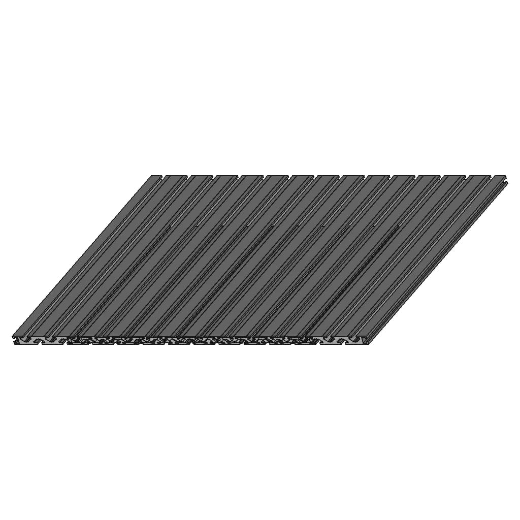 Aluminium Profile Plate 700 X 550 Mm | 3D Engineering Design File_60_30_degree_snapshot