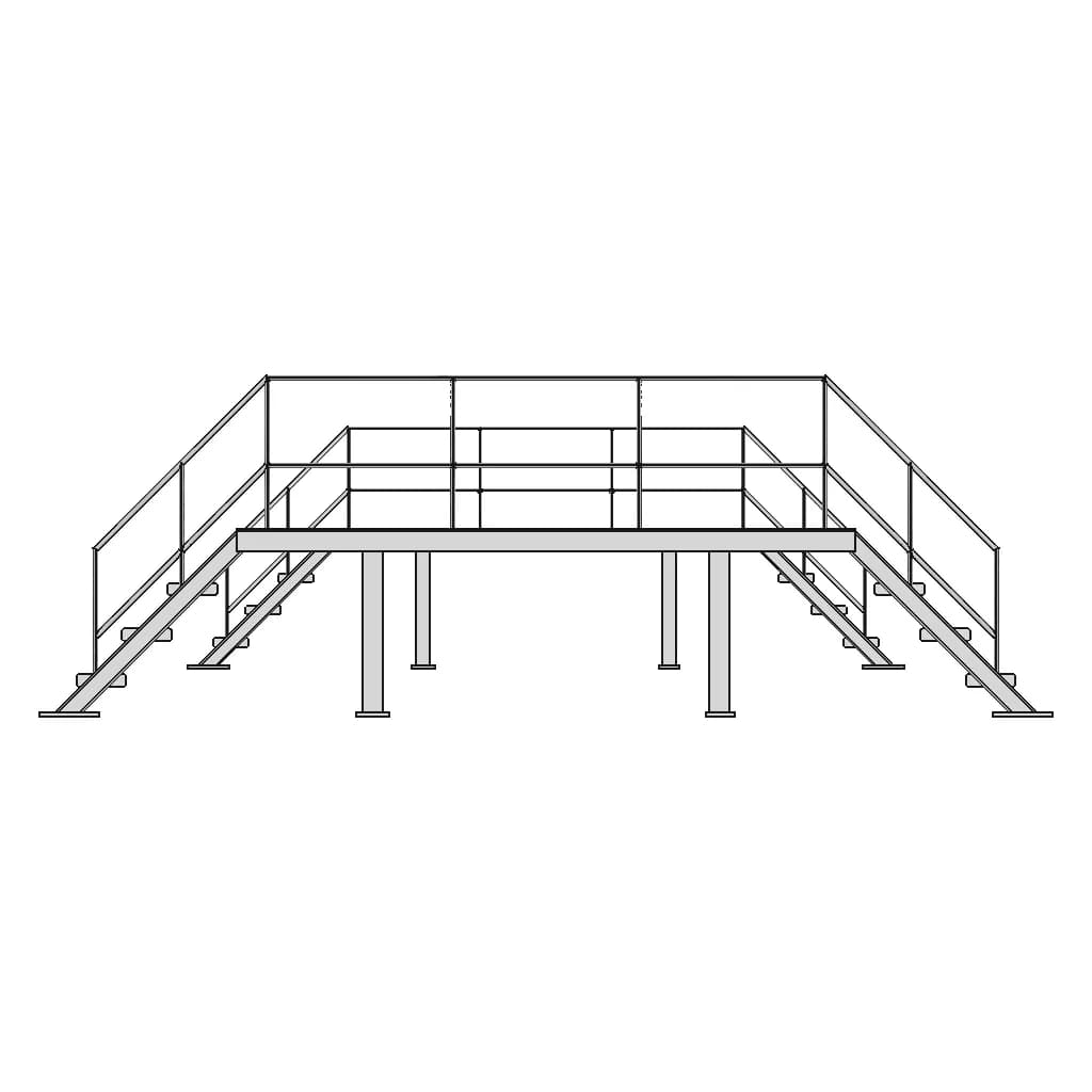 Steel Stairs - Standard Mechanical Component_0_0_degree_snapshot