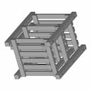 Shelf Wooden - Downloadable CAD Representation_60_30_degree_snapshot