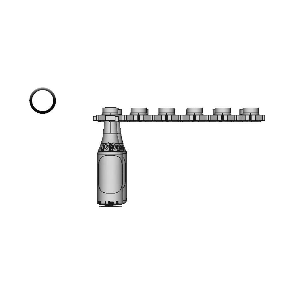 Rack | Holder | Shelf For Beer Bottles (Reupload) | 3D Engineering Design File_0_0_degree_snapshot