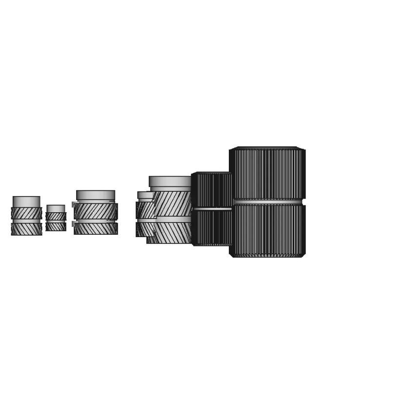 Insert Thread - Ikea, M5, M4, M3 (Reupload) - Downloadable CAD Representation