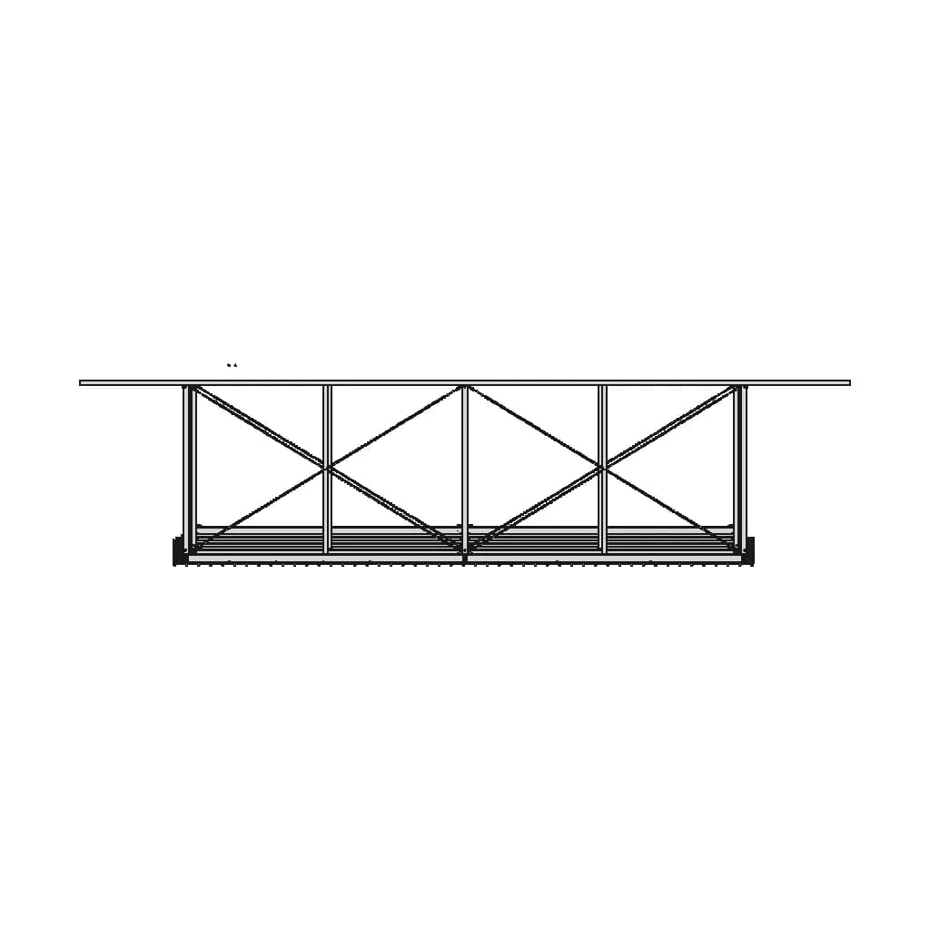 Steel Roof 11.7 X 6 -H 3.5 Mt | High-Quality CAD Model_270_0_degree_snapshot