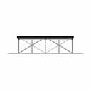 Steel Roof 11.7 X 6 -H 3.5 Mt | High-Quality CAD Model_90_0_degree_snapshot