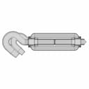 Turnbuckles M6-M36 - Downloadable CAD Representation_270_0_degree_snapshot